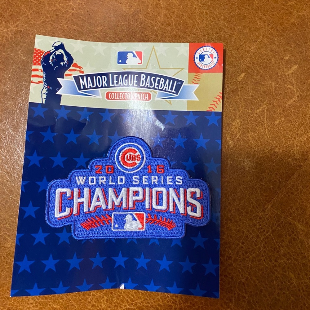 The Chicago Cubs World Series patch